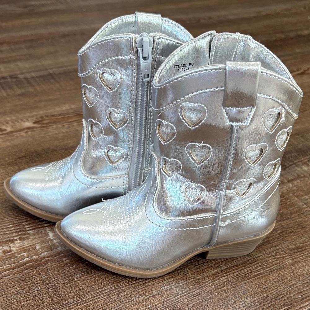 Tucker + Tate Silver Kids Boots